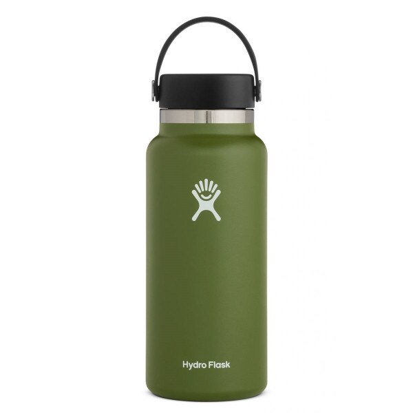 Hydro Flask 32oz olive wide mouth bottle
